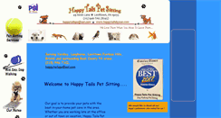 Desktop Screenshot of happytailsbysue.com
